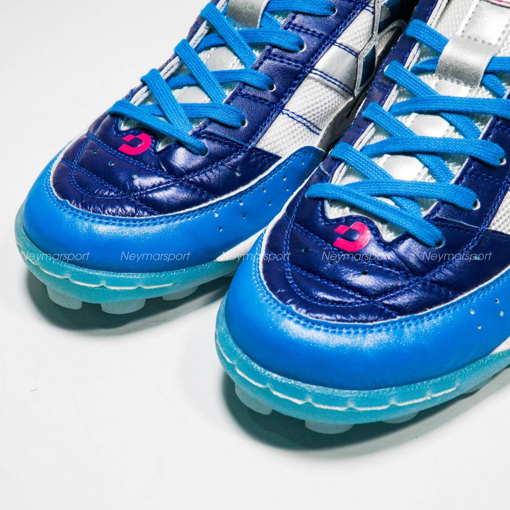 Giày đá bóng Desporte Tessa Light TF Pro II Limited Edition - Silver/Blue DS-2042