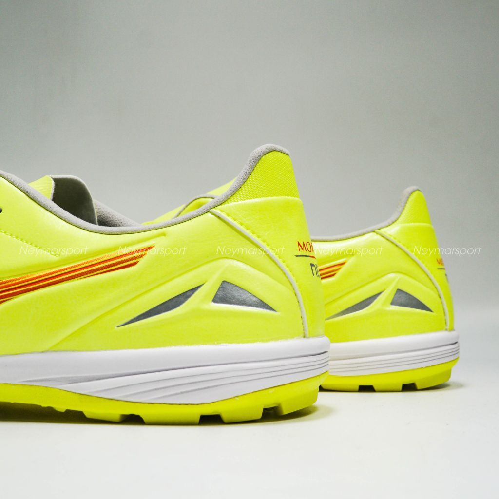 Giày đá bóng Mizuno Morelia Neo IV Pro TF Dyna - Safety Yellow/Fiery Coral P1GD243445