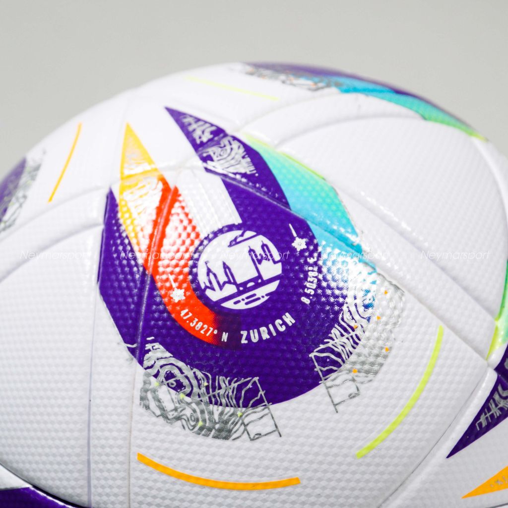 Quả bóng đá adidas Football Konektis League Women's EURO 2025 - White/Pantone/Lucid Lemon JH1262
