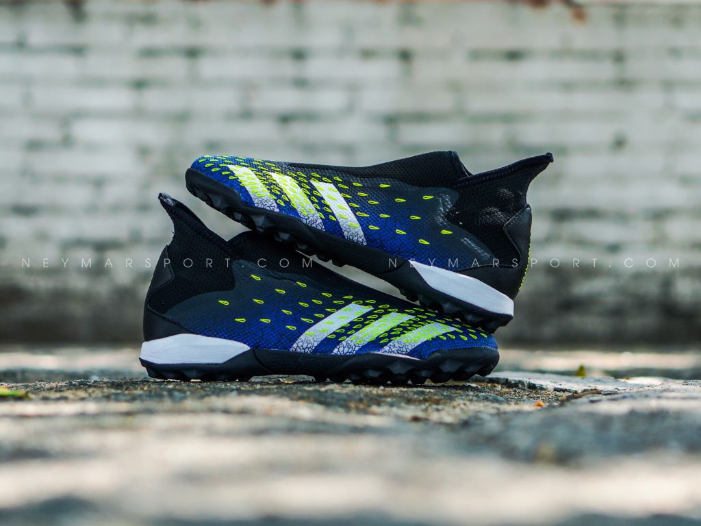 adidas Predator Freak .3 Laceless TF Superlative - Core Black/Footwear White/Solar Yellow