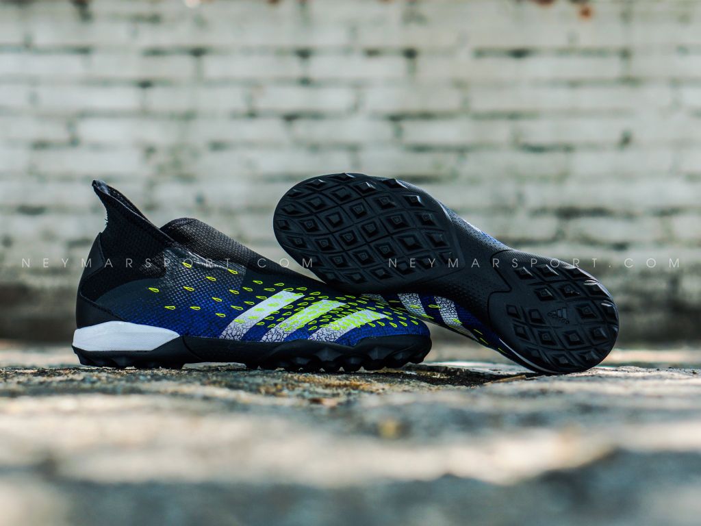 adidas Predator Freak .3 Laceless TF Superlative - Core Black/Footwear White/Solar Yellow