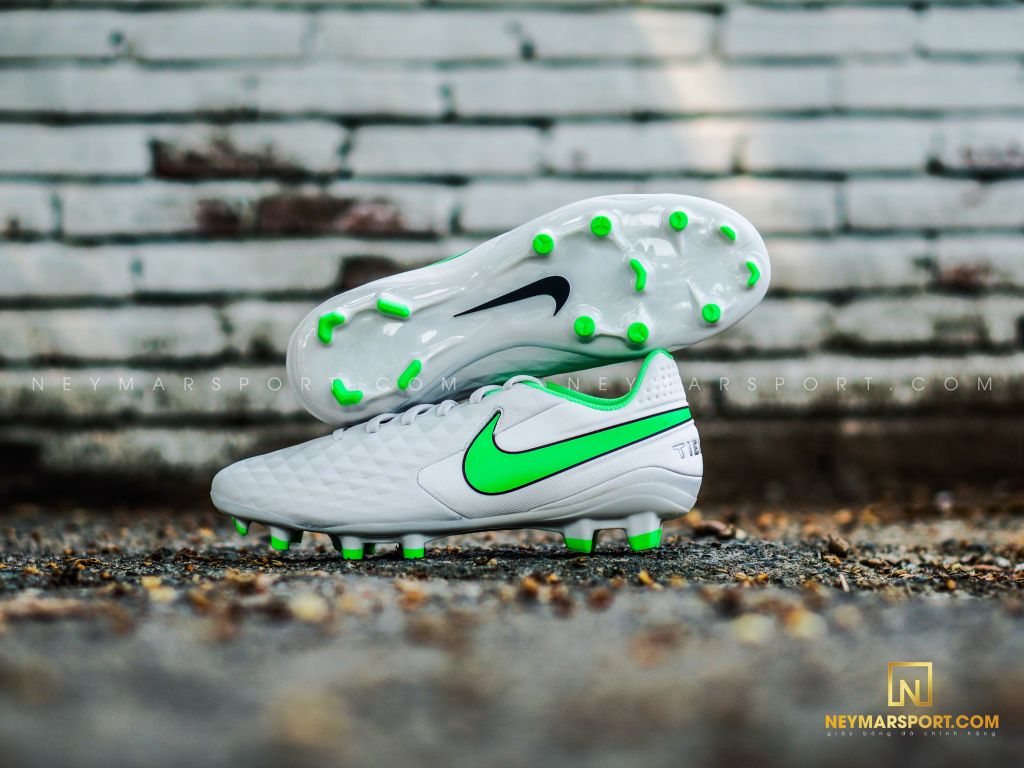 Nike Tiempo Legend 8 Academy MG Spectrum - Platinum Tint/Rage Green