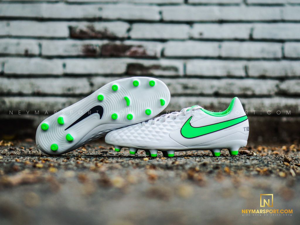 Nike Tiempo Legend 8 Club MG Spectrum - Platinum Tint/Rage Green