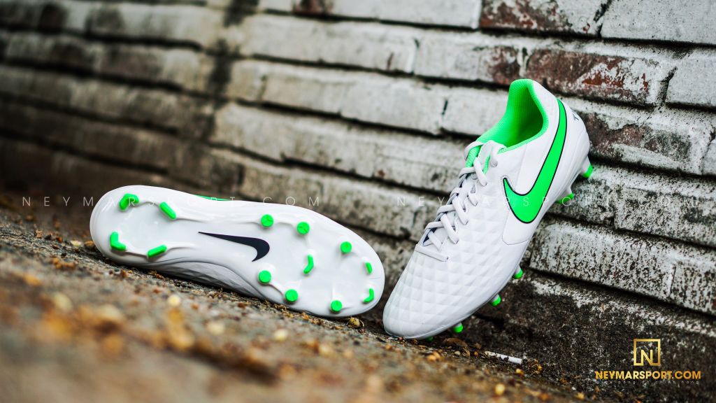 Nike Tiempo Legend 8 Academy MG Spectrum - Platinum Tint/Rage Green