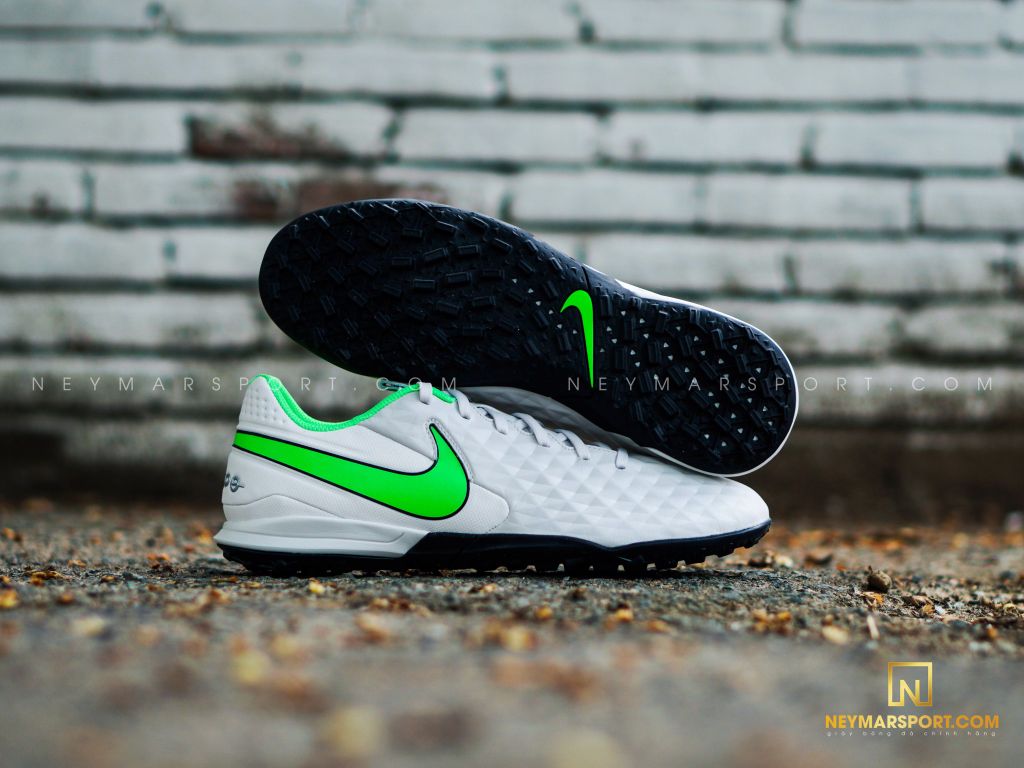 Nike Tiempo Legend 8 Academy TF Spectrum - Platinum Tint/Rage Green