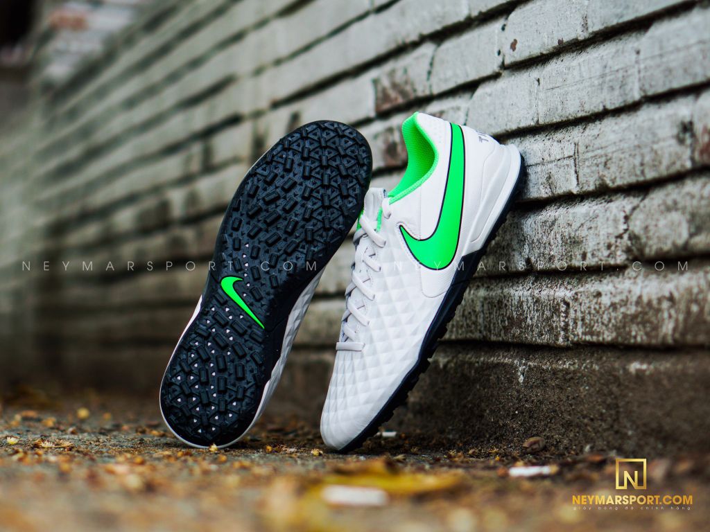 Nike Tiempo Legend 8 Academy TF Spectrum - Platinum Tint/Rage Green