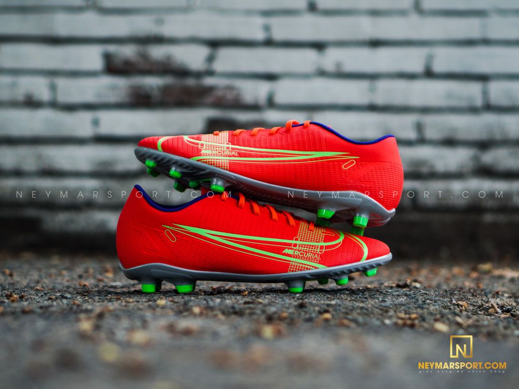 Nike Mercurial Vapor 14 Club MG Spectrum - Bright Crimson/Metallic Silver