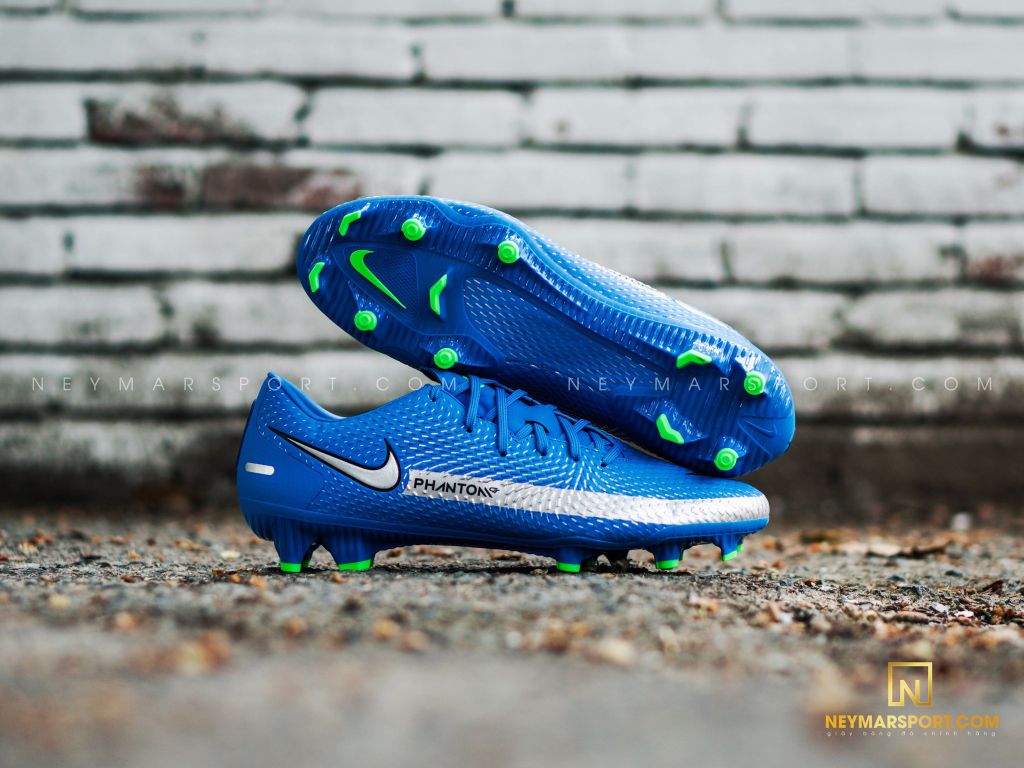 Nike Phantom GT Academy MG Spectrum - Photo Blue/Metallic Silver/Rage Green