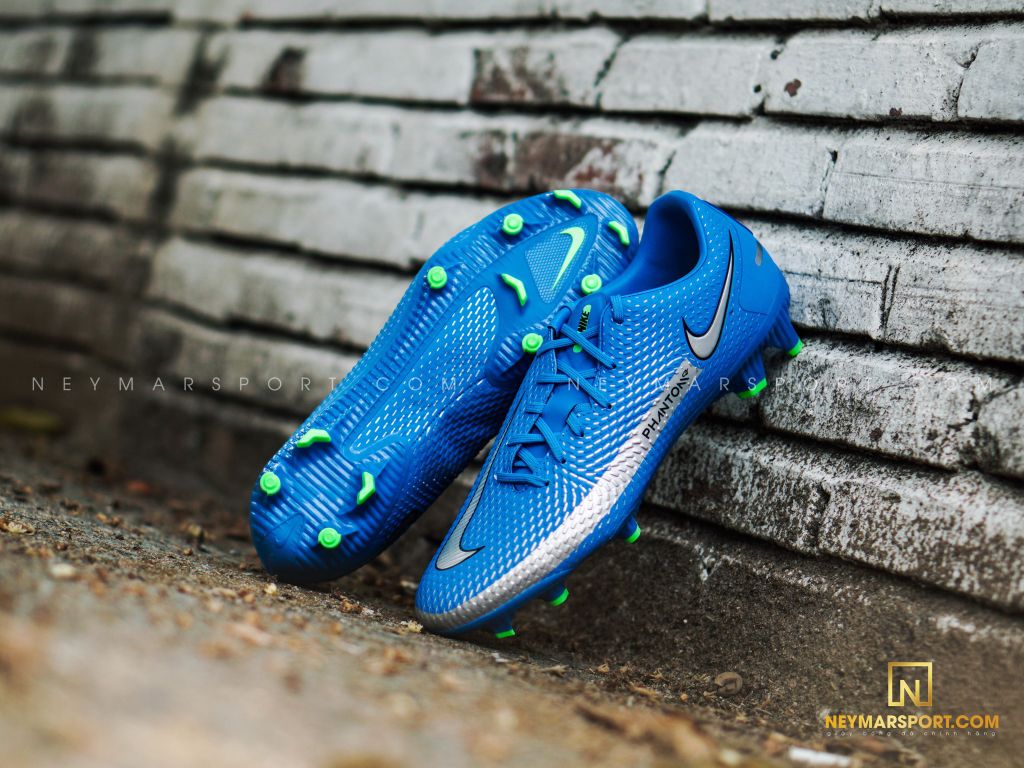 Nike Phantom GT Academy MG Spectrum - Photo Blue/Metallic Silver/Rage Green