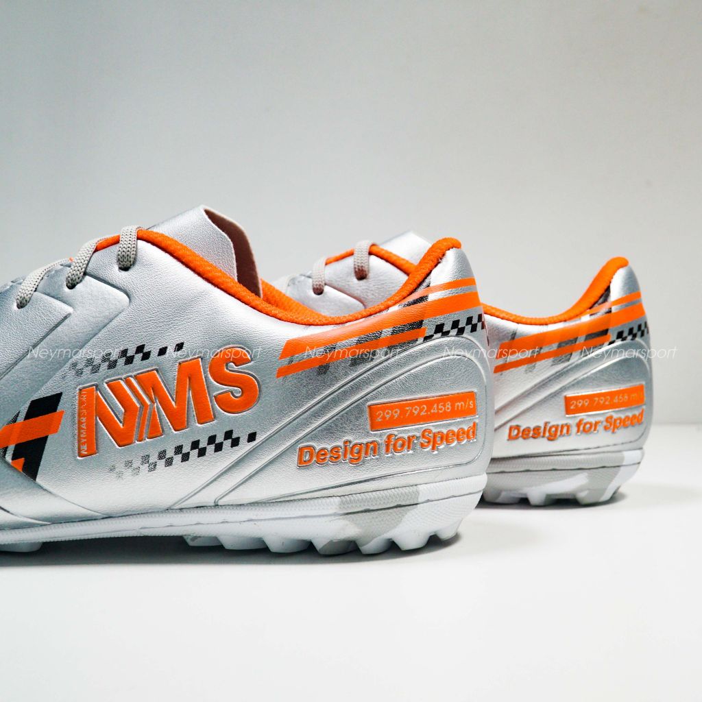 Giày đá bóng NMS FLASH - Grey/Orange