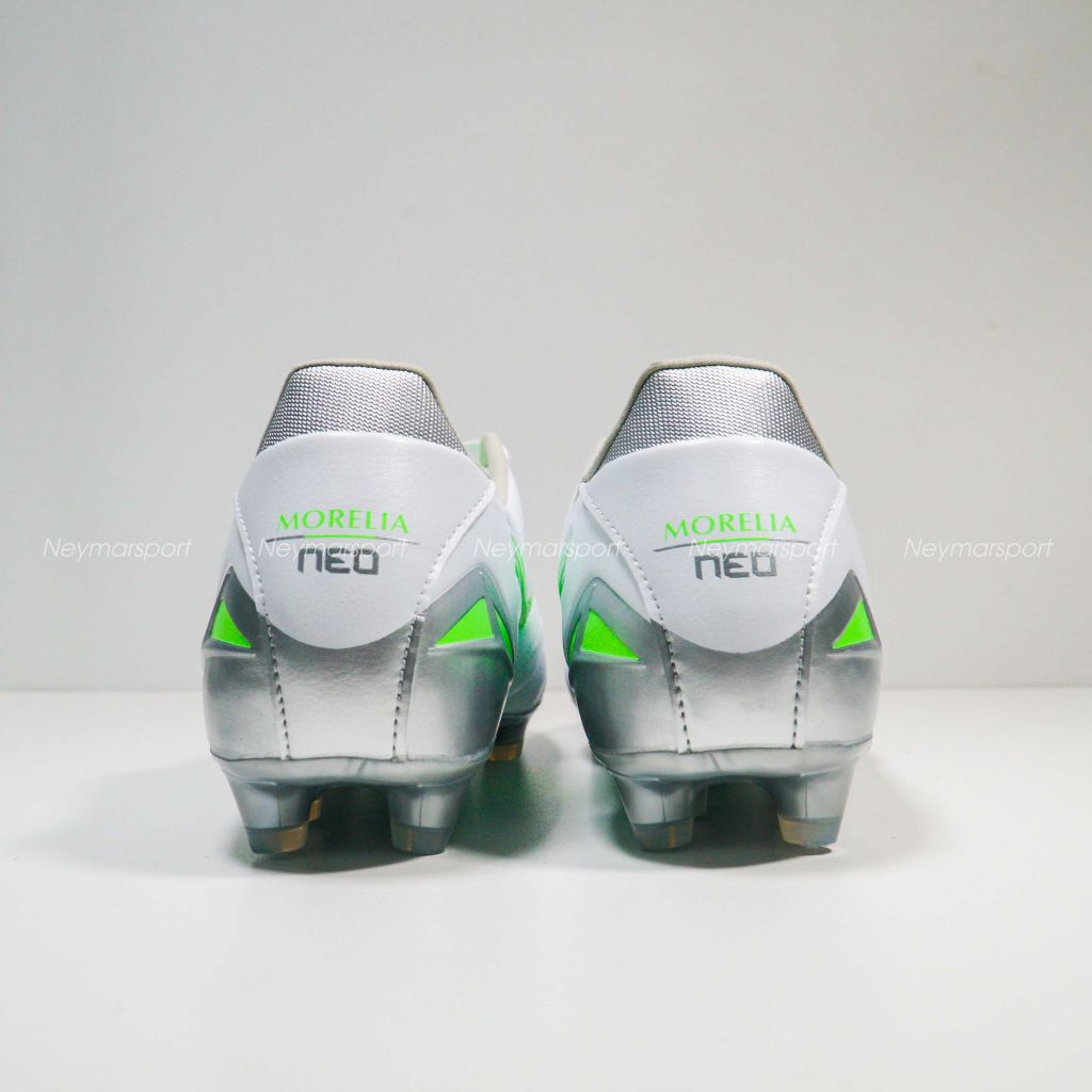 Giày đá bóng Mizuno Morelia Neo IV Pro AS FG Frontier Pack - White/Green P1GA253437