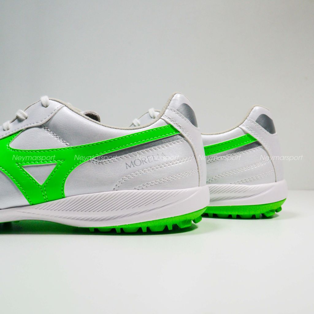 Giày đá bóng Mizuno Morelia Sala Pro AS TF Frontier Pack - White/Green Q1GB251337