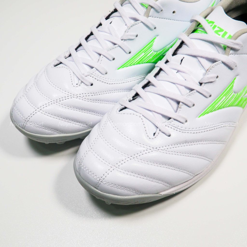 Giày đá bóng Mizuno Morelia Neo IV Pro AS TF Frontier Pack - White/Green P1GD253537