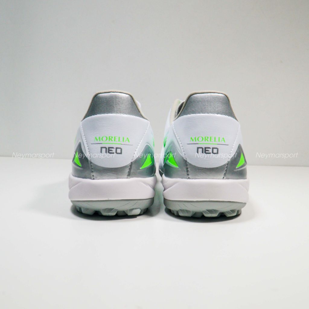 Giày đá bóng Mizuno Morelia Neo IV Pro AS TF Frontier Pack - White/Green P1GD253537