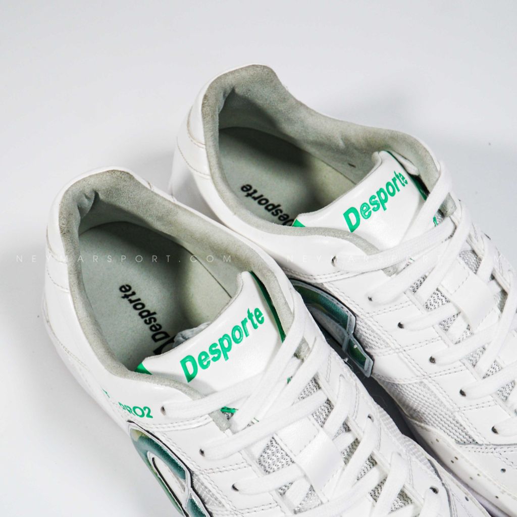 Giày đá banh Desporte Tessa Light ID Pro2 IC DS1932 - White/Green Camo