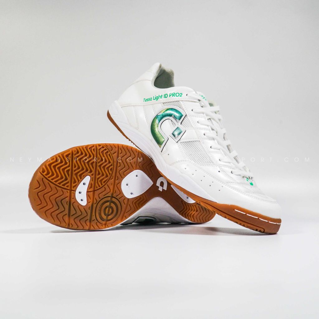 Giày đá banh Desporte Tessa Light ID Pro2 IC DS1932 - White/Green Camo