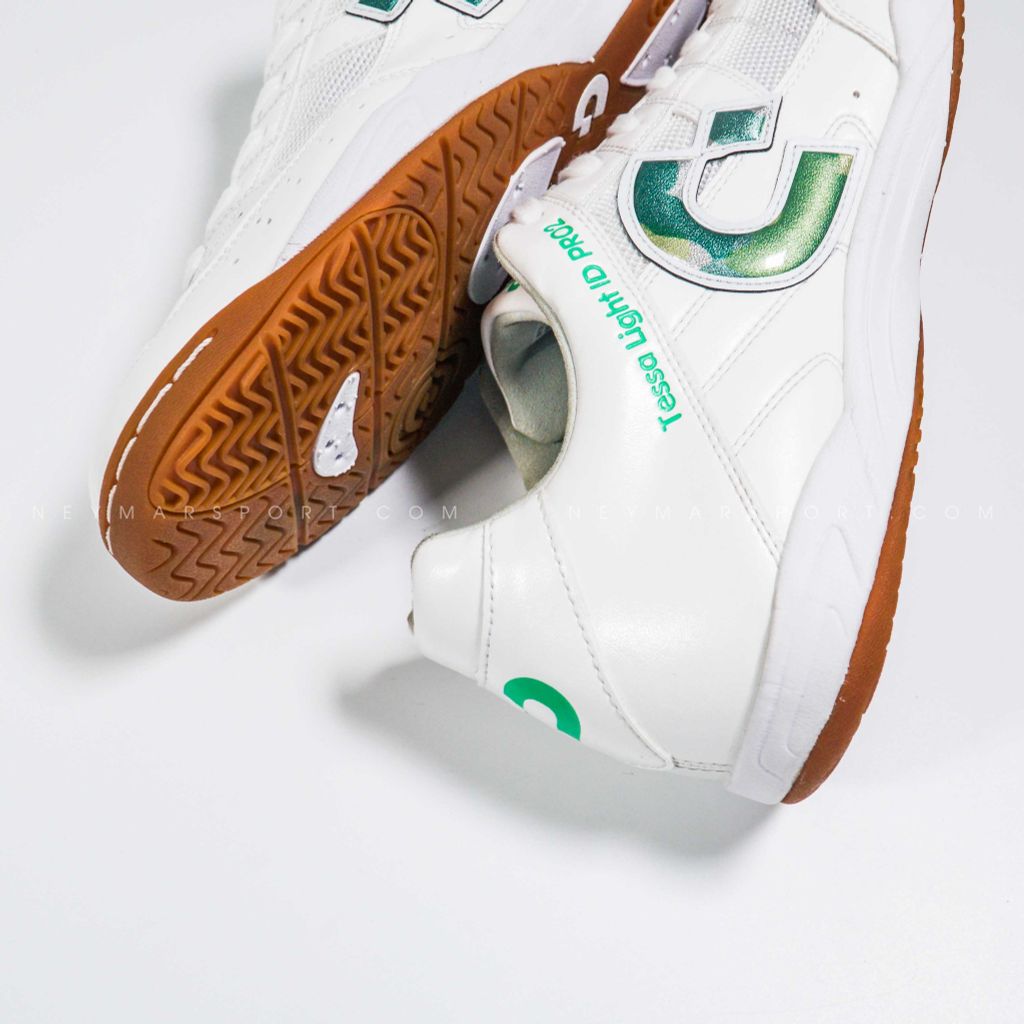 Giày đá banh Desporte Tessa Light ID Pro2 IC DS1932 - White/Green Camo