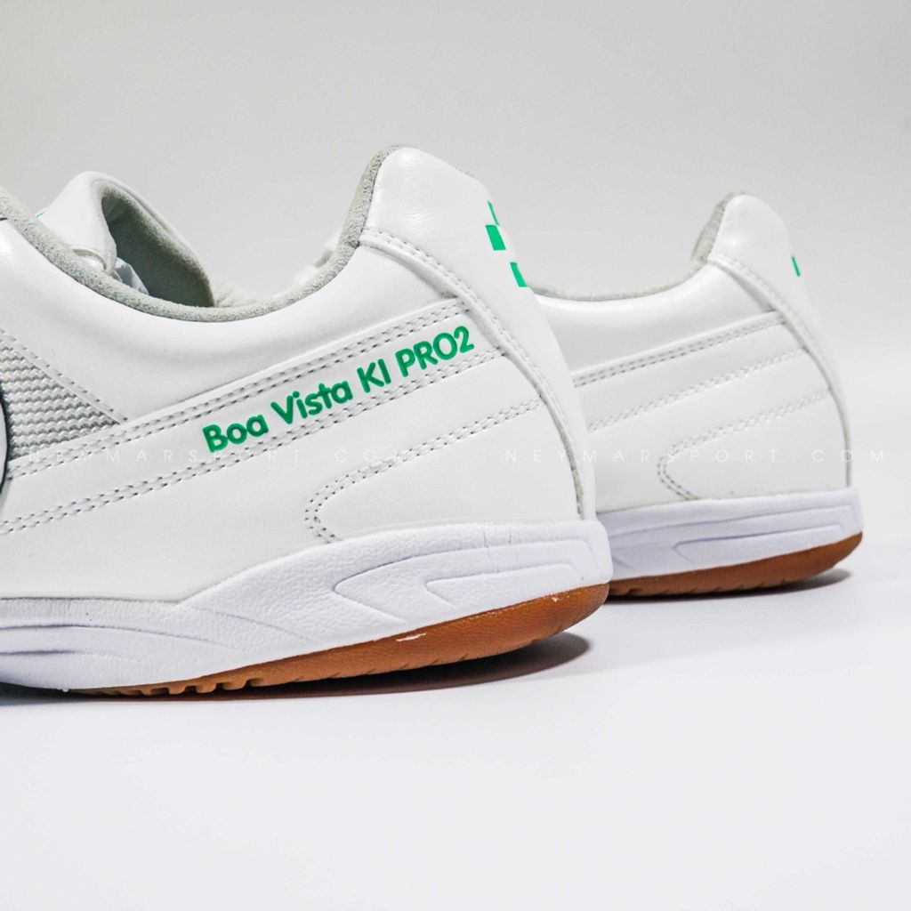 Giày đá banh Desporte Boa Vista KI PRO2 IC DS1933 - White/Green Camo
