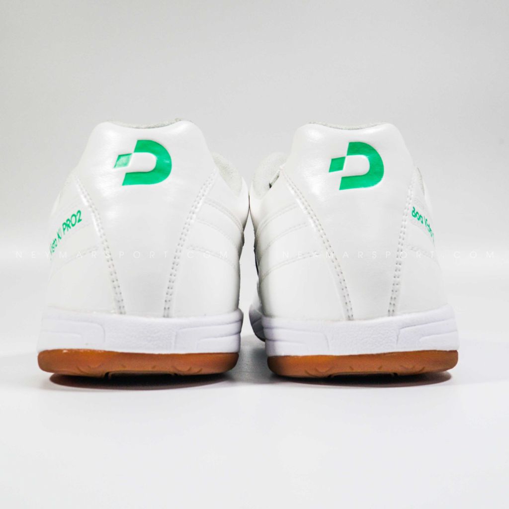Giày đá banh Desporte Boa Vista KI PRO2 IC DS1933 - White/Green Camo