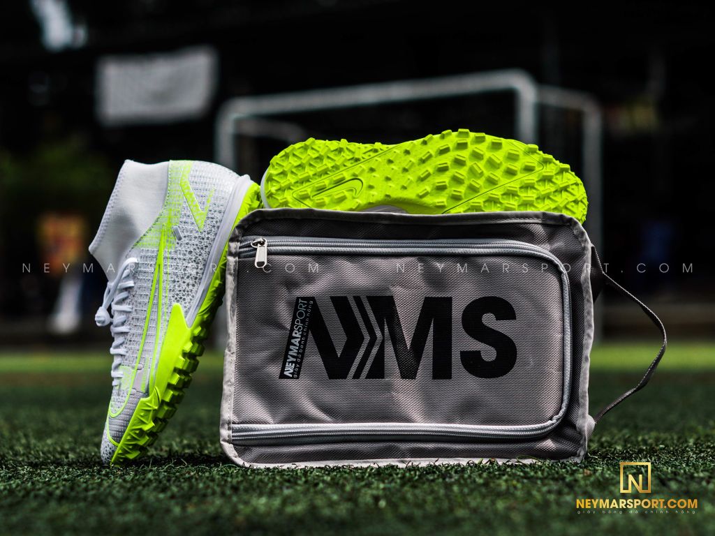 Nike Mercurial Superfly 8 Academy TF Silver Safari - White/Black/Metallic Silver/Volt