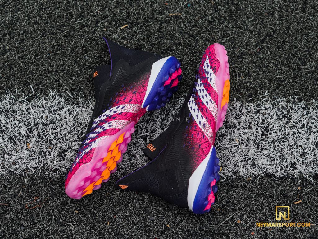 adidas Predator Freak + TF Superspectral - Core Black/Footwear White/Shock Pink
