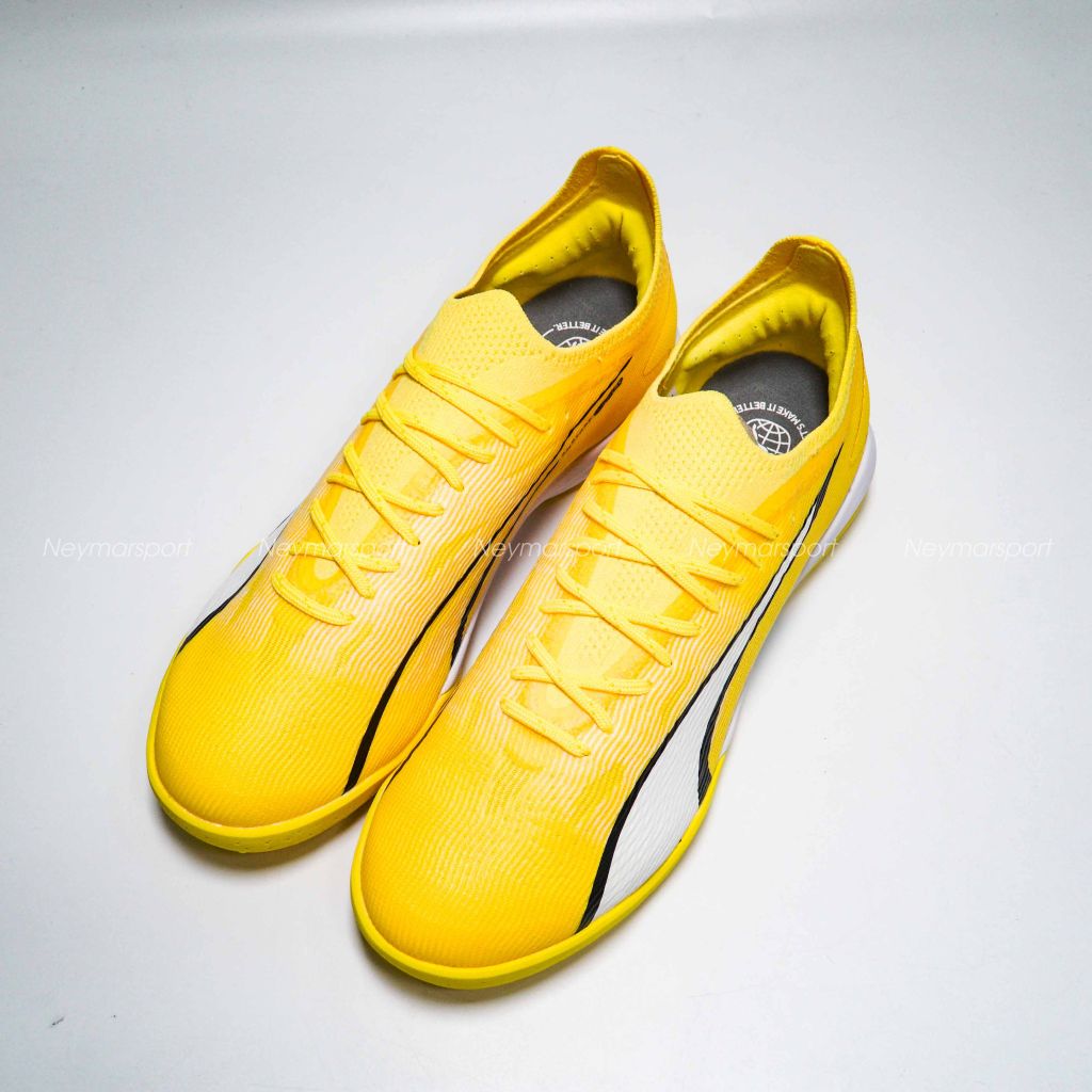 Giày đá bóng PUMA Ultra Ultimate Cage TT Voltage - Yellow Blaze/White/Black 107502-04