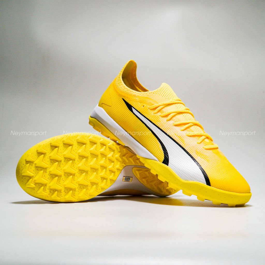 Giày đá bóng PUMA Ultra Ultimate Cage TT Voltage - Yellow Blaze/White/Black 107502-04