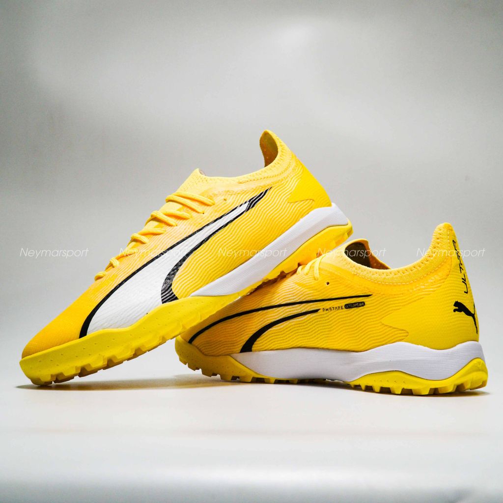 Giày đá bóng PUMA Ultra Ultimate Cage TT Voltage - Yellow Blaze/White/Black 107502-04