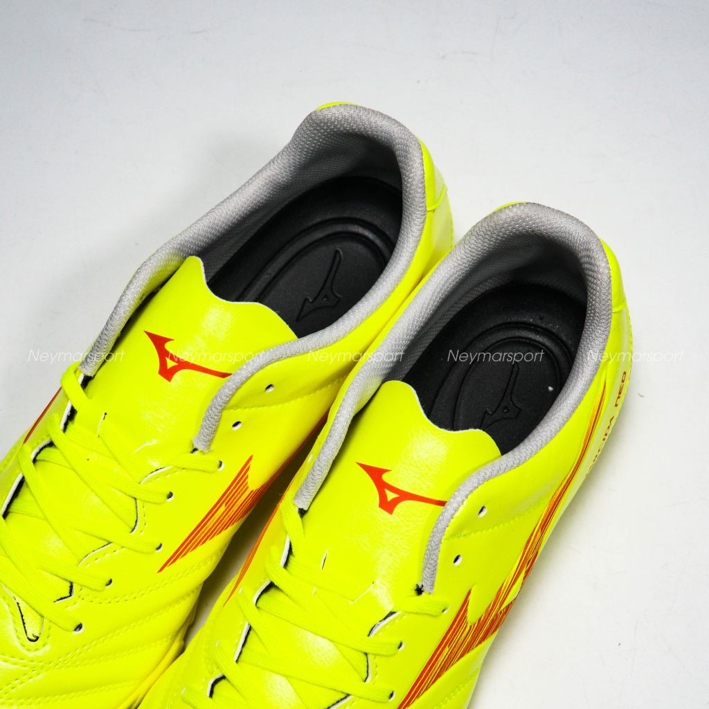 Giày đá bóng Mizuno Monarcida Neo III Select AS TF Dyna - Safety Yellow/Fiery Coral P1GD242545