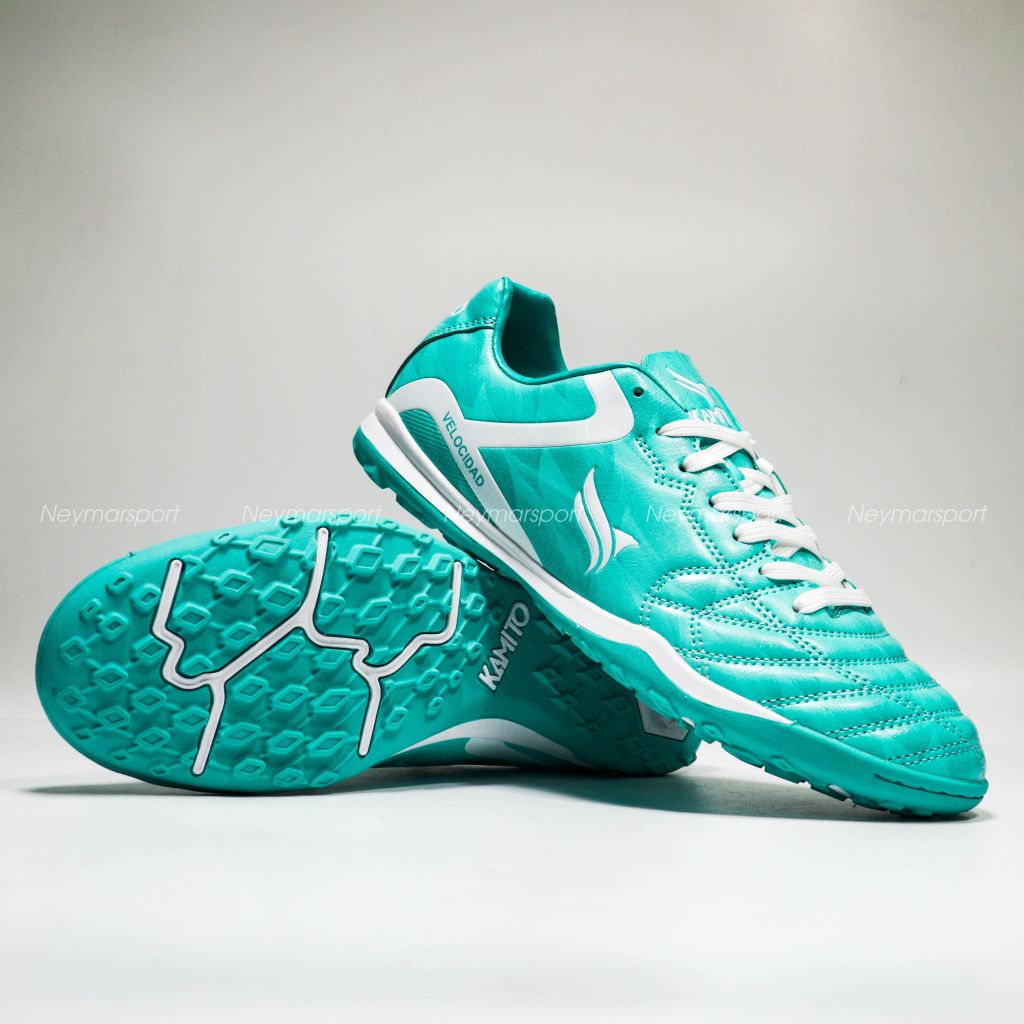 Giày đá bóng Kamito Velocidad Fire Back TF - Mint/White KMTF240120