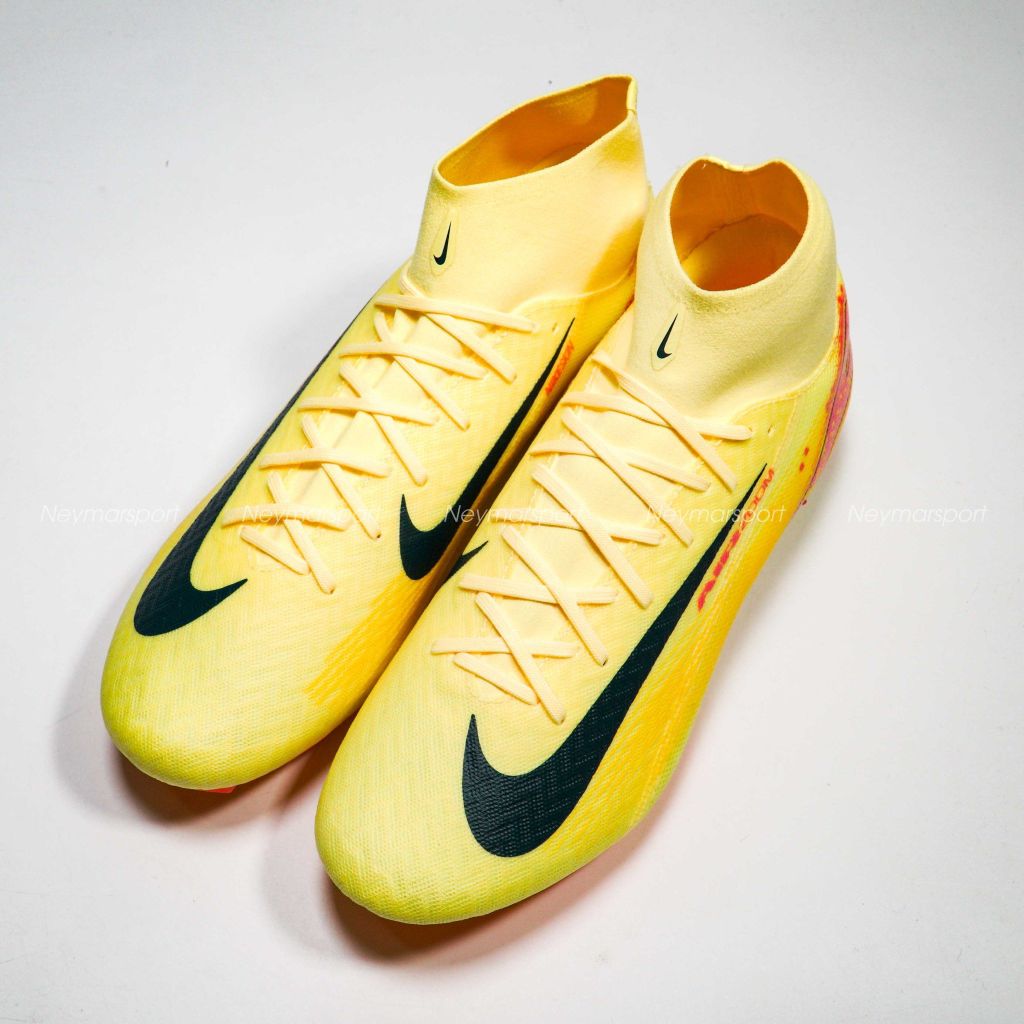 Giày đá bóng Nike Air Zoom Mercurial Superfly 10 Academy MG Mbappé Personal Edition - Laser Orange/Armory Navy FQ8293-800