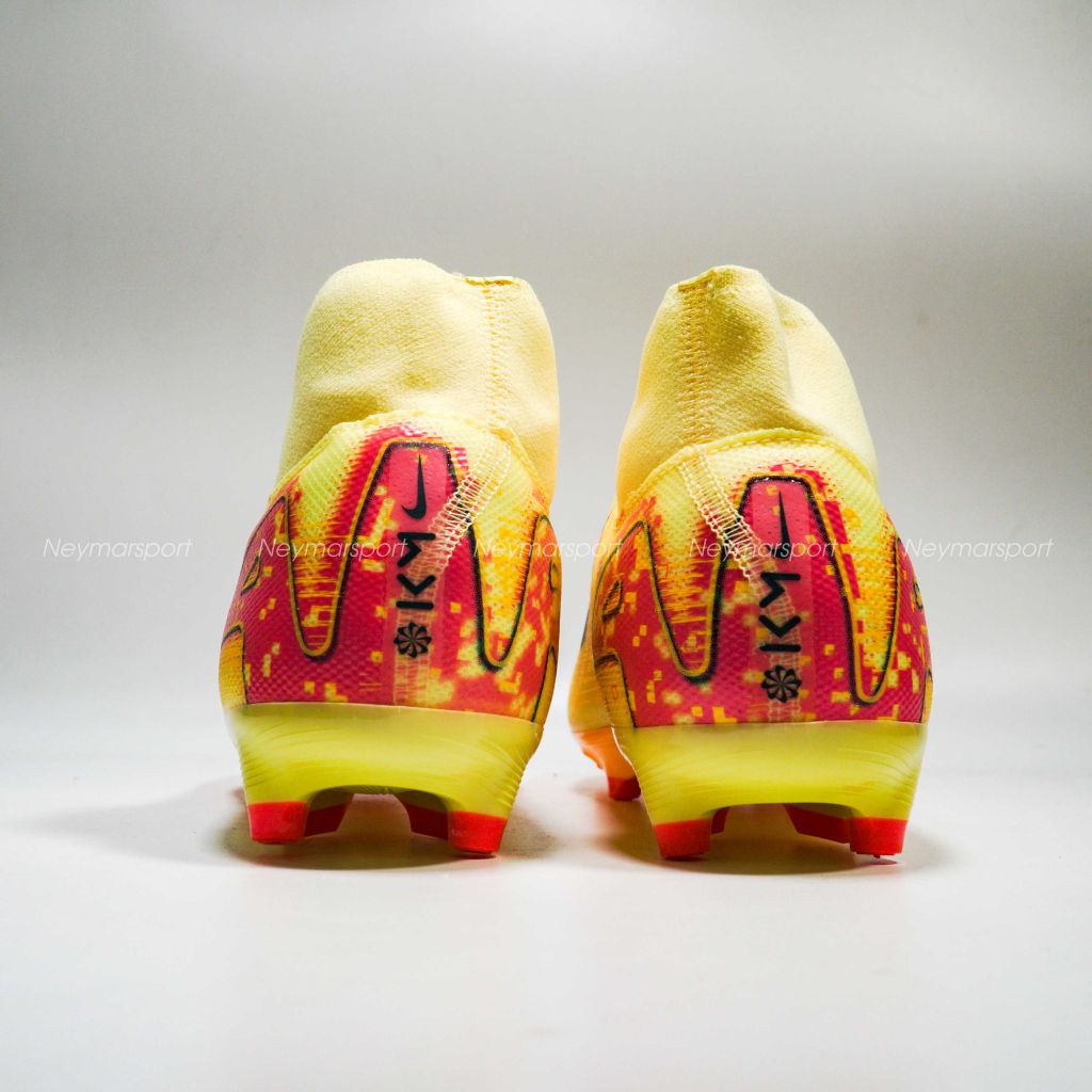 Giày đá bóng Nike Air Zoom Mercurial Superfly 10 Academy MG Mbappé Personal Edition - Laser Orange/Armory Navy FQ8293-800
