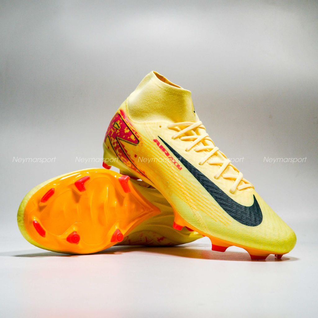 Giày đá bóng Nike Air Zoom Mercurial Superfly 10 Academy MG Mbappé Personal Edition - Laser Orange/Armory Navy FQ8293-800