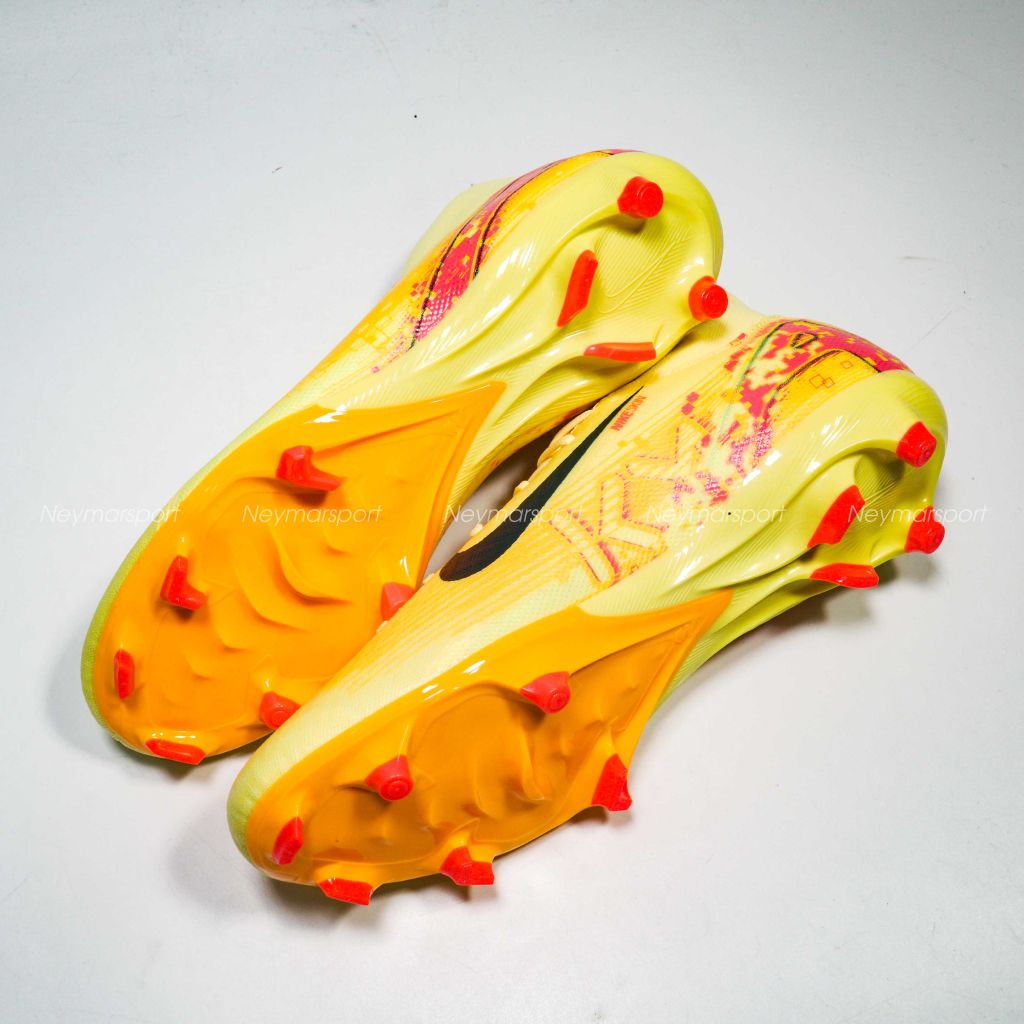 Giày đá bóng Nike Air Zoom Mercurial Superfly 10 Academy MG Mbappé Personal Edition - Laser Orange/Armory Navy FQ8293-800