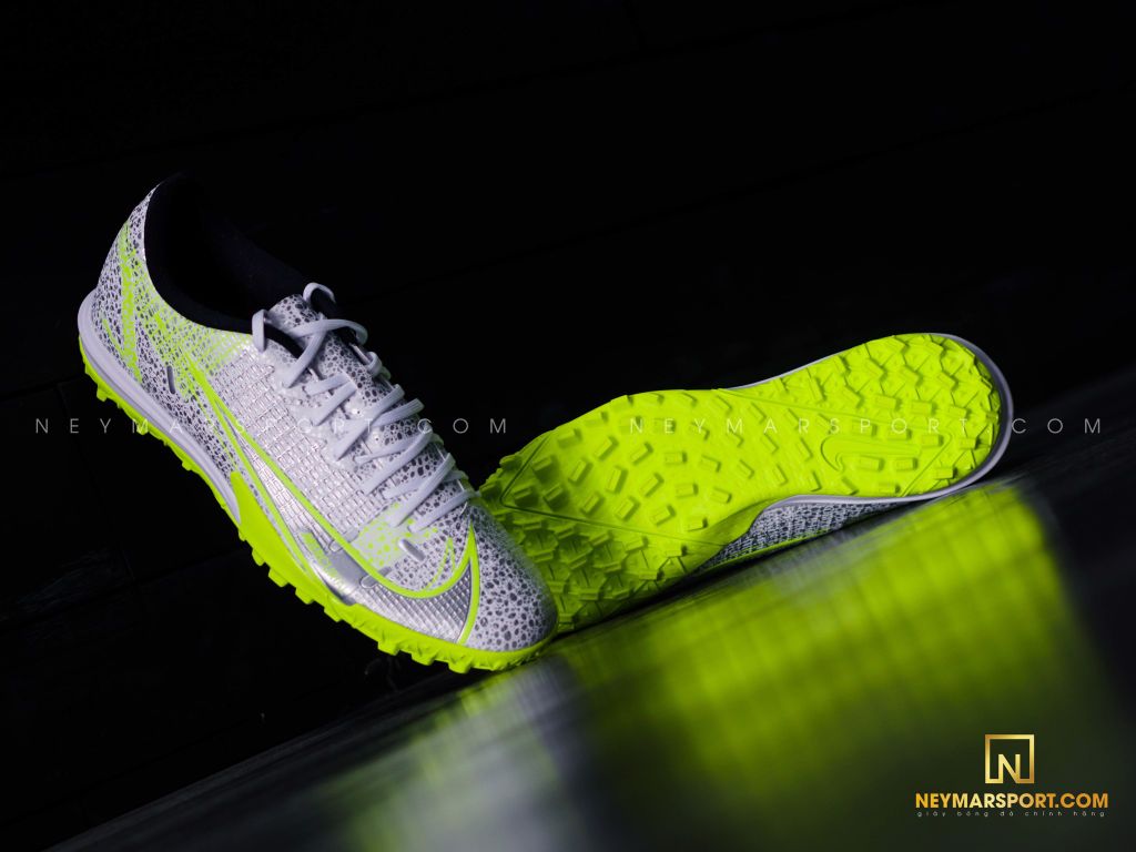 Nike Mercurial Vapor 14 Academy TF Silver Safari - White/Black/Metallic Silver/Volt