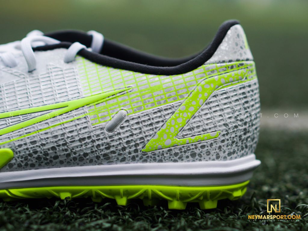 Nike Mercurial Vapor 14 Academy TF Silver Safari - White/Black/Metallic Silver/Volt