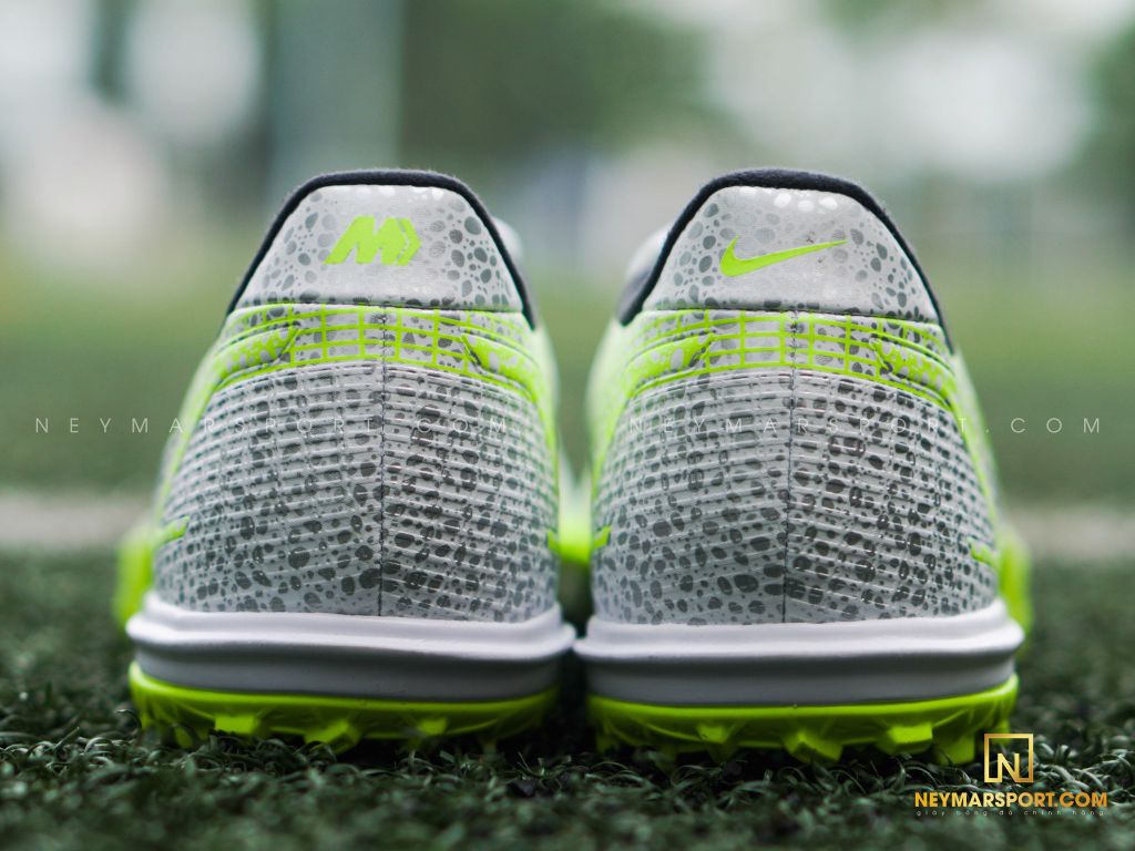 Nike Mercurial Vapor 14 Academy TF Silver Safari - White/Black/Metallic Silver/Volt
