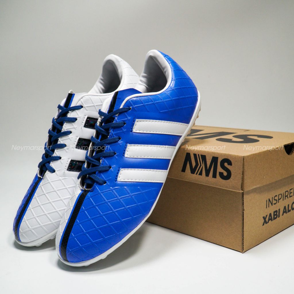 Giày đá bóng NMS XABI TF - White/Blue