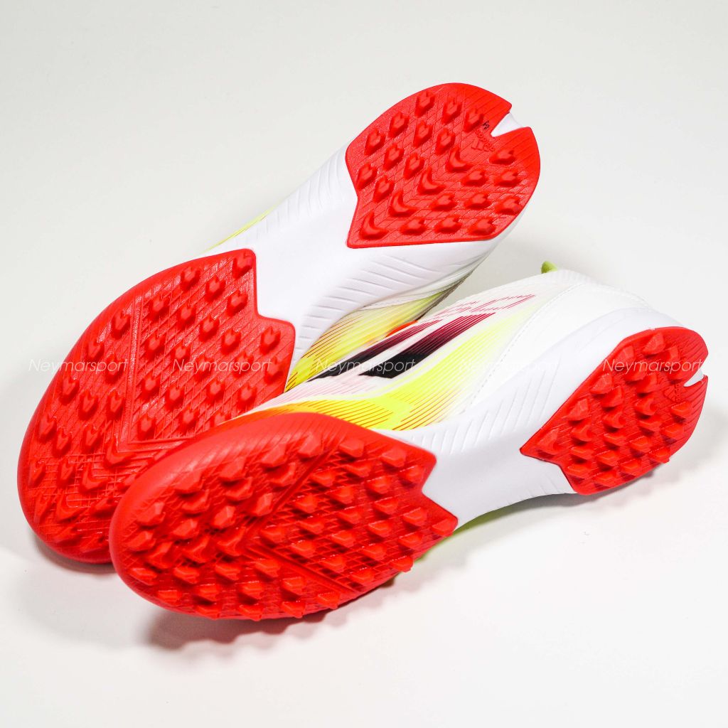 Giày đá bóng adidas F50 League TF Pure Victory - Footwear White/Core Black/Solar Yellow IE1231