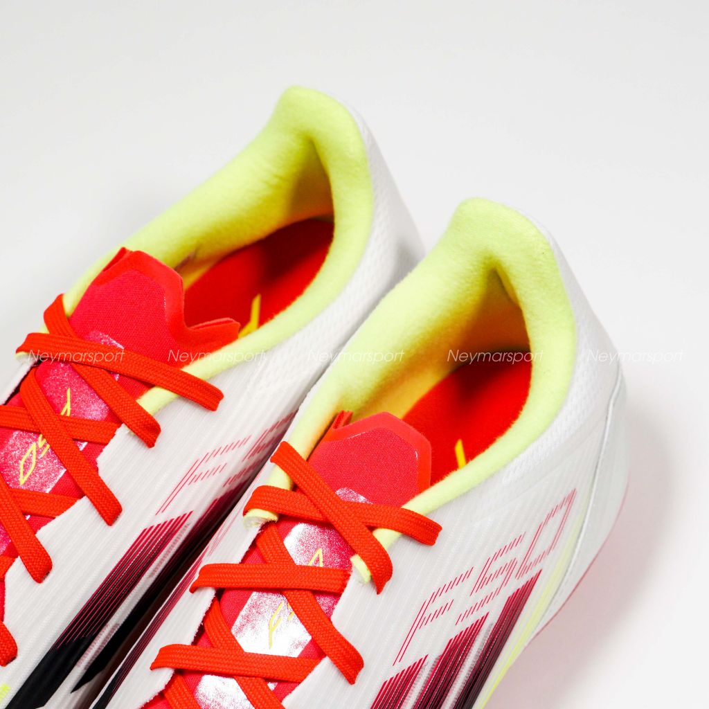 Giày đá bóng adidas F50 League FG Pure Victory - Footwear White/Core Black/Solar Yellow IE1289