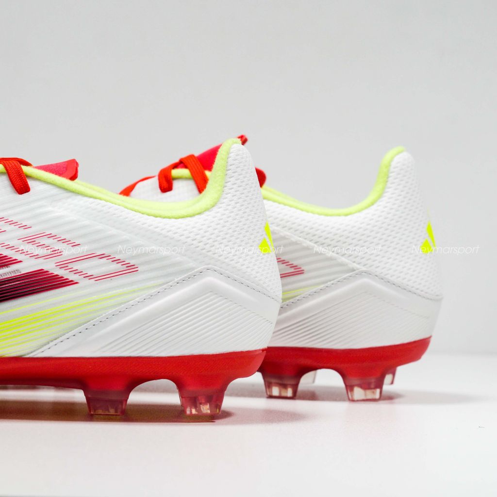 Giày đá bóng adidas F50 League FG Pure Victory - Footwear White/Core Black/Solar Yellow IE1289