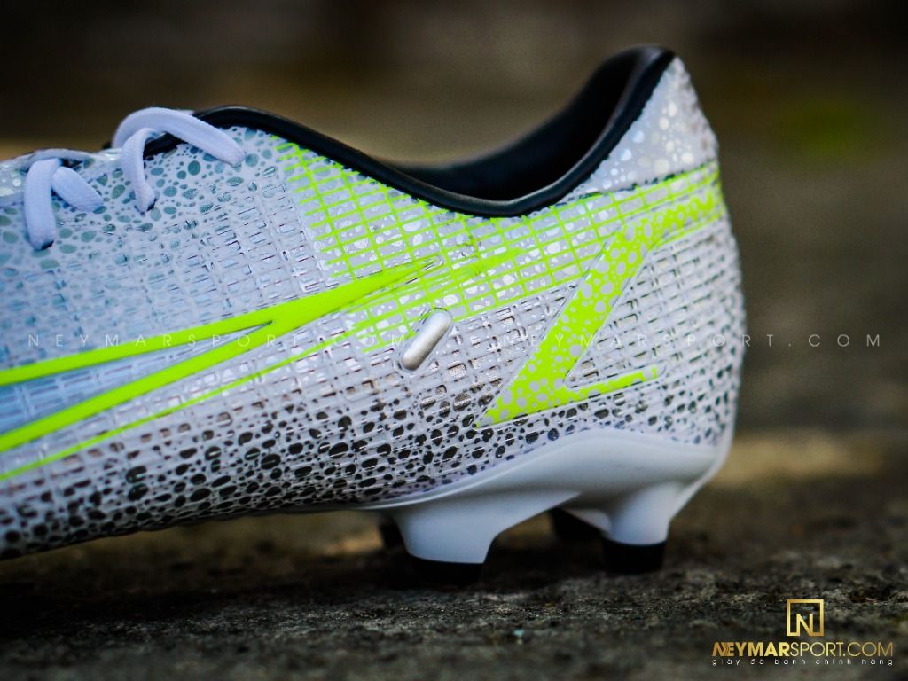 Nike Mercurial Vapor 14 Academy MG Silver Safari - White/Black/Metallic Silver/Volt