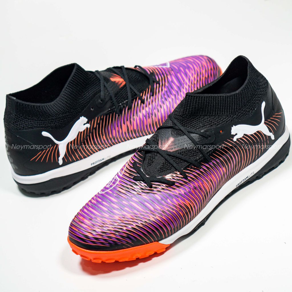 Giày đá bóng PUMA Future 8 Pro Cage TT Unlimited - PUMA Black/PUMA White/Glowing Red 108366-01