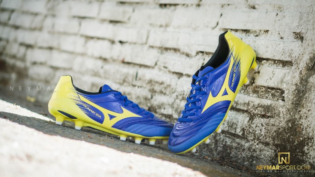 MIZUNO MONARCIDA 2 NEO FG MADE IN JAPAN - BLUE/YELLOW