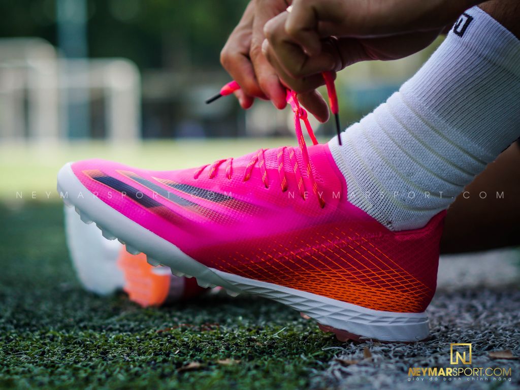 adidas X Ghosted .1 TF Superspectral - Shock Pink/Core Black/Screaming Orange