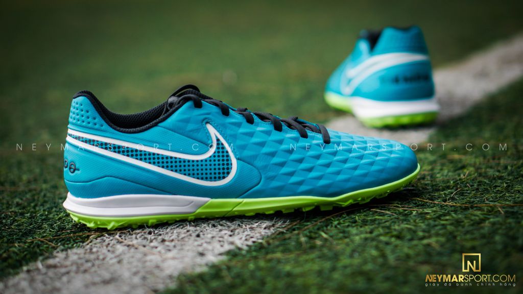 Nike Tiempo Legend 8 Academy TF Impulse - Aquamarine/White/Lime Glow