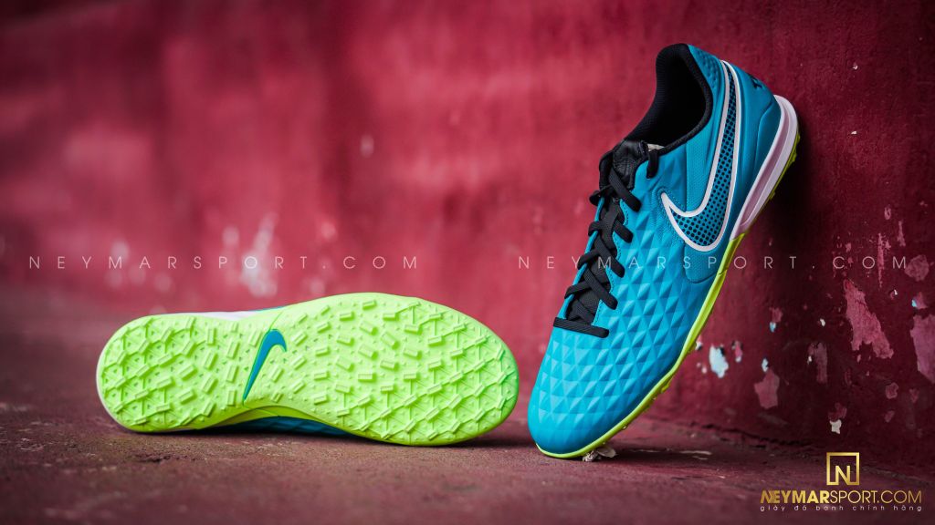 Nike Tiempo Legend 8 Academy TF Impulse - Aquamarine/White/Lime Glow