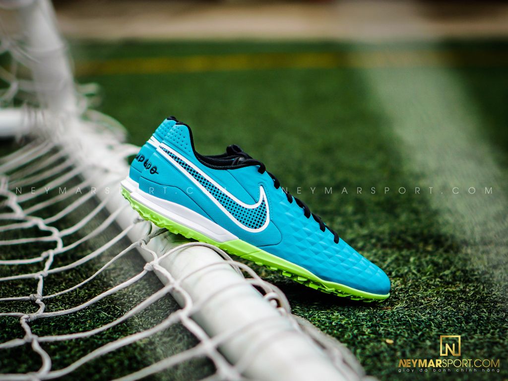 Nike Tiempo Legend 8 Academy TF Impulse - Aquamarine/White/Lime Glow