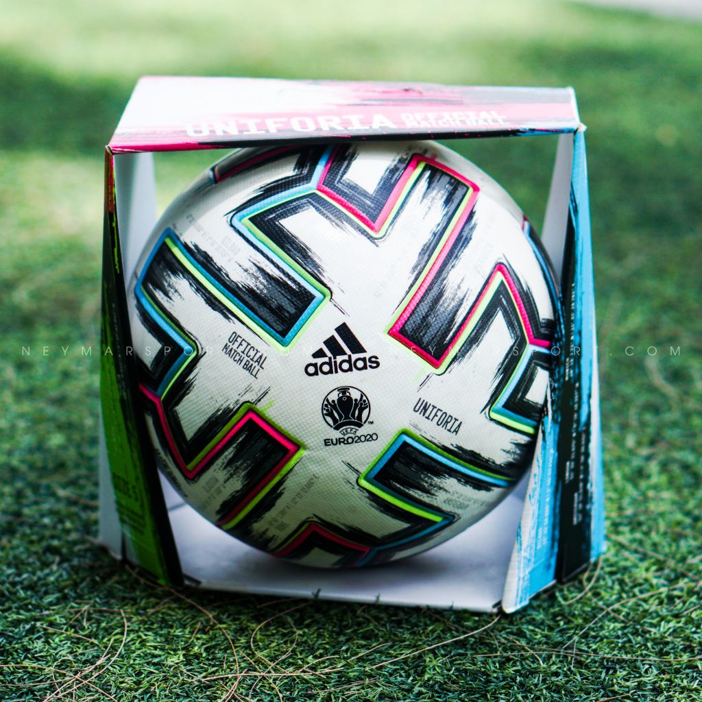 Adidas Football Uniforia Pro EURO 2020 - White/Black/Signal Green/Bright Cyan