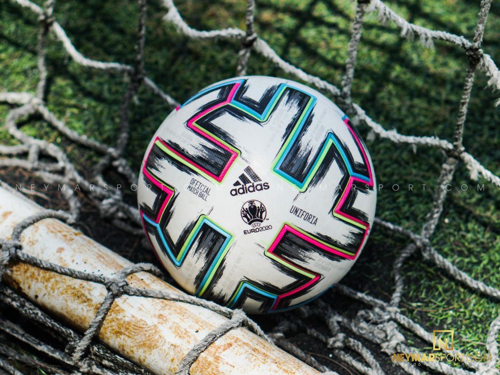 Adidas Football Uniforia Pro EURO 2020 - White/Black/Signal Green/Bright Cyan